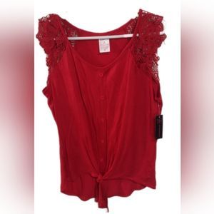 New No Boundaries Red Shirt